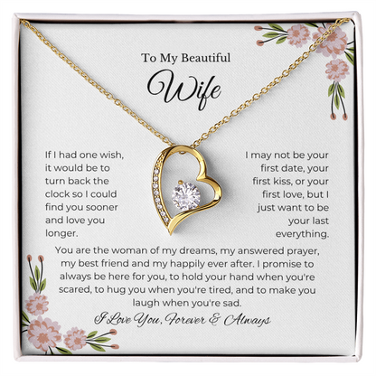 Forever Love Necklace – Gift for My Wife