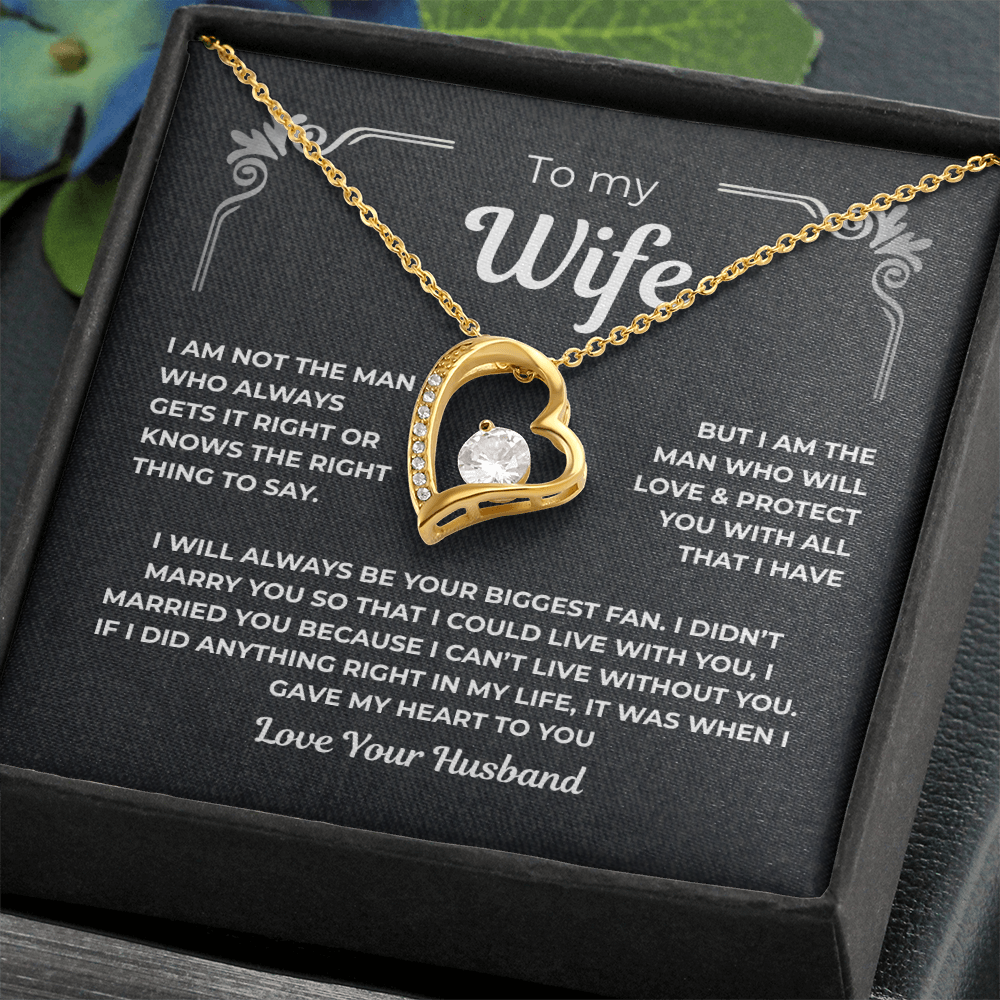To My Wife - Forever Love Necklace