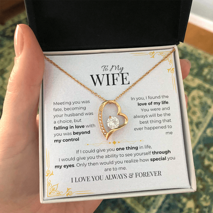To My Wife - Forever Love Necklace
