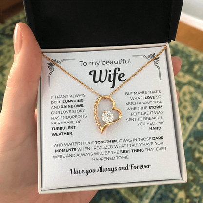 To My Wife – Our Love Through Every Storm – Gift from Husband
