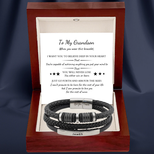 To My Grandson – Forever Together Bracelet