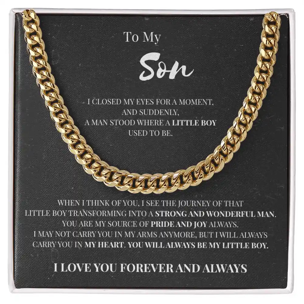 “Forever Connected” Necklace for Son