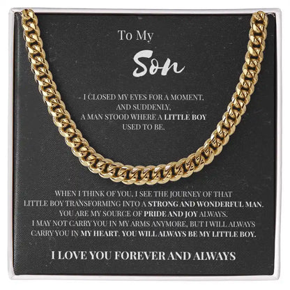 “Forever Connected” Necklace for Son