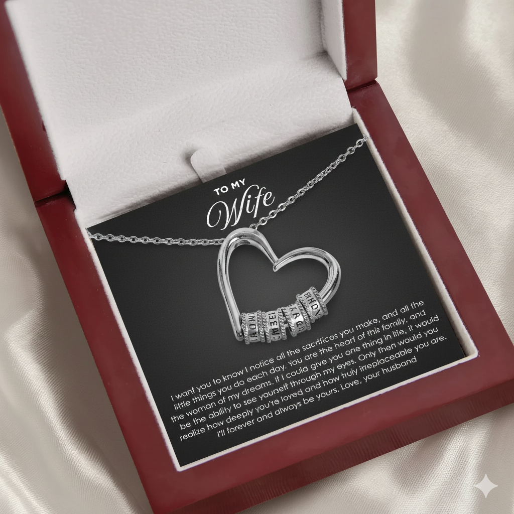 To My Wife – Heart of Our Family – Gift From Husband